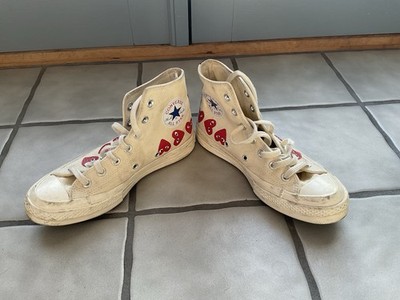Converse Comme des Garcons Play x Chuck 70 Hi Top Multi Heart White Size 5.5