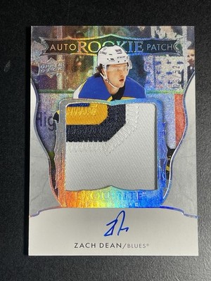2024-25 Upper Deck Zach Dean The Cup Exquisite Rookie Auto Patch /52 Blues RC