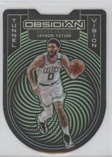 2020 Panini Obsidian Tunnel Vision Electric Etch Green 4/25 Jayson Tatum #17 hs9