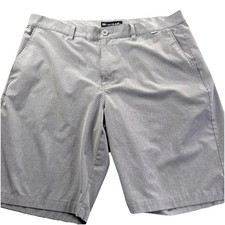 Travis Matthew Golf Shorts Mens 38 Active Performance Wear Gray country club