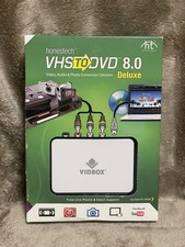 VHS To DVD 8.0 Vidbox Converter Honestech Deluxe Brand New In Box