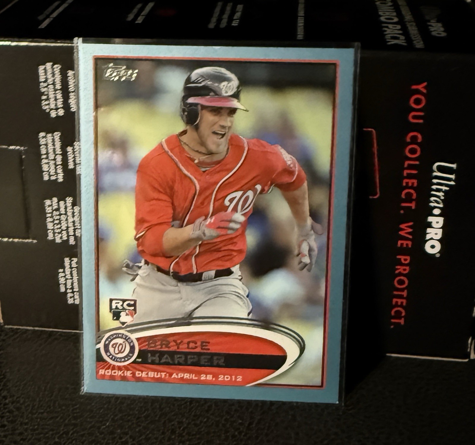 2012 Topps Update Series - Bryce Harper WALMART BLUE ROOKIE DEBUT #US183