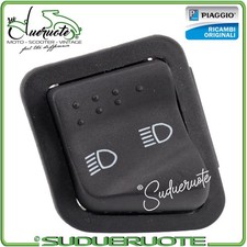 PULSANTE LUCI INTERRUTTORE TASTO DEVIOLUCI MANUBRIO PIAGGIO APRILIA DERBI GILERA