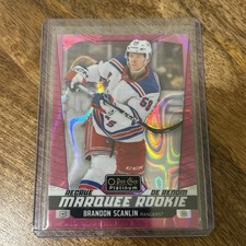 2024-25 O-Pee-Chee OPC Platinum Brandon Scanlin Pink Magma Marquee Rookie 🏒