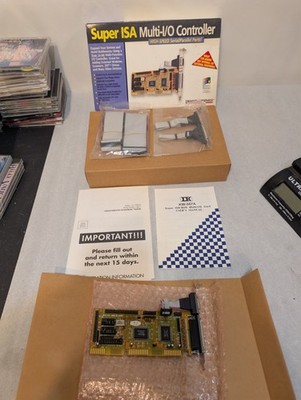 Digital Research Super ISA Multi-I/O Controller DRISA Open Box New Complete