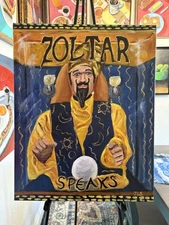 Zoltar Speaks Painting, 16 X 20” Hand Painted Still Life, Original Painting