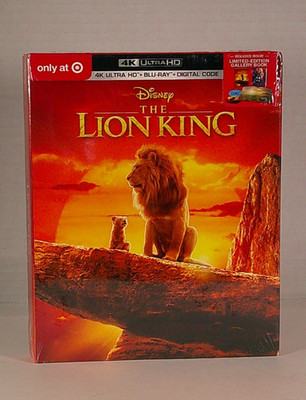 Lion King 2019 Target Exclusive Digibook 4K Blu-ray Digital NEW