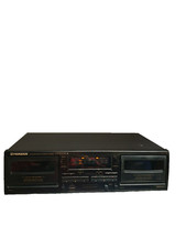 Vintage Pioneer CT-W205R Dolby Stereo Double Dual Cassette Deck Read 