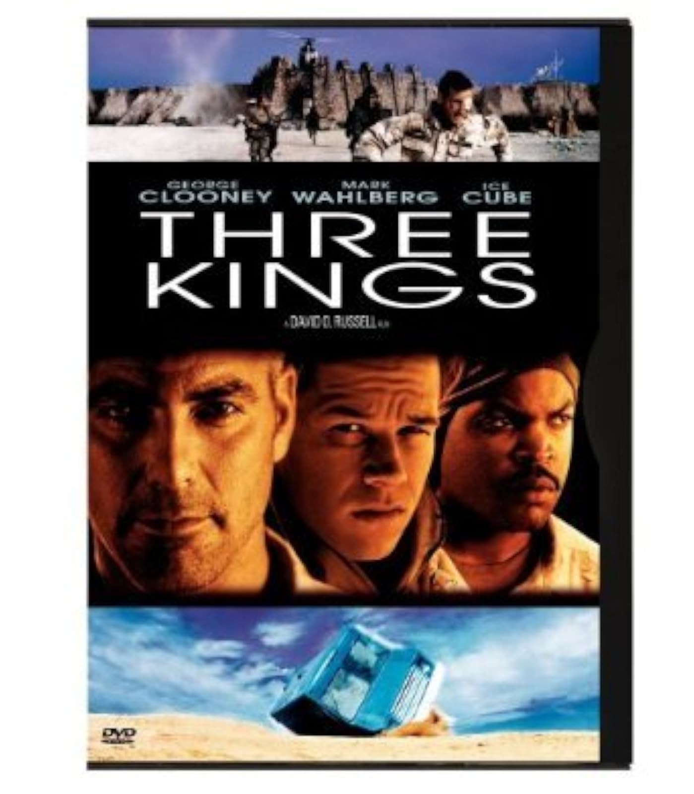 Three Kings On DVD With George Clooney Ice Cube Very Good D83