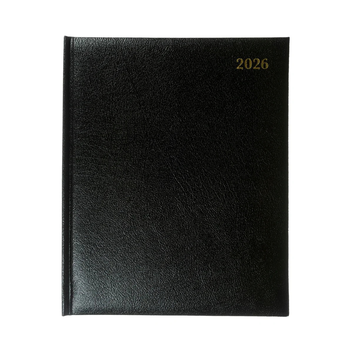 Collins Quarto Desk Diary A4 Week To View Appointment 2026 Black Pack of 3