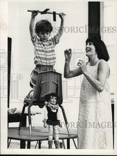 1978 Press Photo Michael Gagano & Mary Alice Alexander at Kidspace in New York