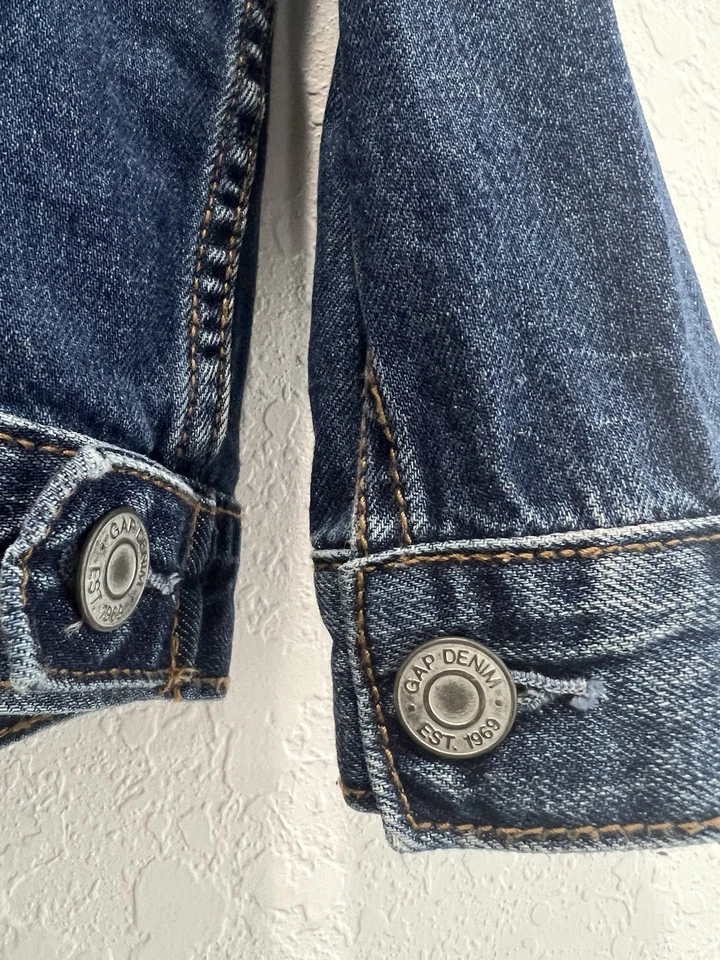 Chaqueta vaquera Baby Gap X Disney Mickey Mouse para niños pequeños talla 2 años  Foto 3 de 4