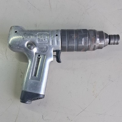 Ingersoll Rand Pneumatic Drill Silver Powerful Industrial Tool.**FREE SHIPPING**