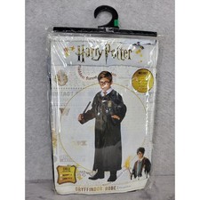 Harry Potter Gryffindor Robe Child Costume Hooded Patch Toggle Size Large