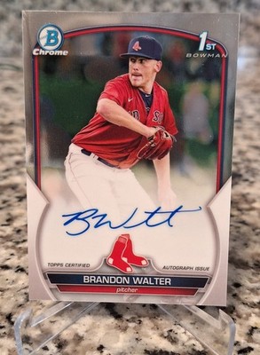 2023 1st Bowman Chrome Prospect Autographs Brandon Walter #CPA-BWR (AU, RC)
