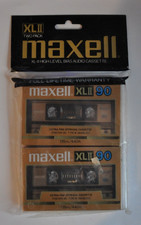 2 NOS Vintage Maxell UD XLII 90 Epitaxial Blank Cassette Tapes Sealed