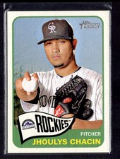 2014 Topps Heritage Jhoulys Chacin Colorado Rockies #347