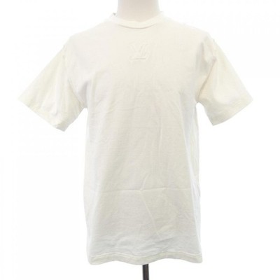 Authentic Louis Vuitton Embossed LV Cotton T-Shirt HNY55WDT3 #230-000-283-1953