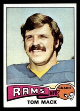 1975 Topps #420 Tom Mack Ex-Mint Rams ID:498056