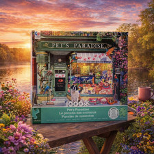Ceaco Jigsaw Puzzle – Pet’s Paradise – 1000 Pieces – Made in USA – NEW