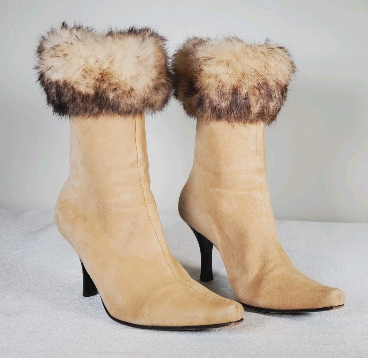 Bottines Arturo Chiang 'Reiden' à Franges - Taille US 7 (Pointure 37-38) - Noires - Neuves Avec Boîte