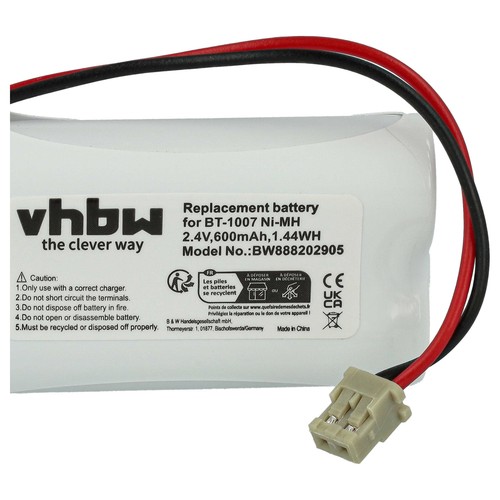 Batterie comme Radio Shack 23-933 600mAh 2,4V - Zdjęcie 5 z 9