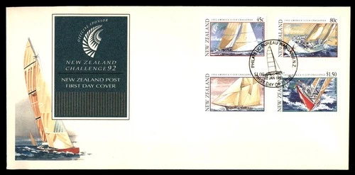 Mayfairstamps New Zealand FDC 1992 America's Cup Challenge First Day Cover aax_4
