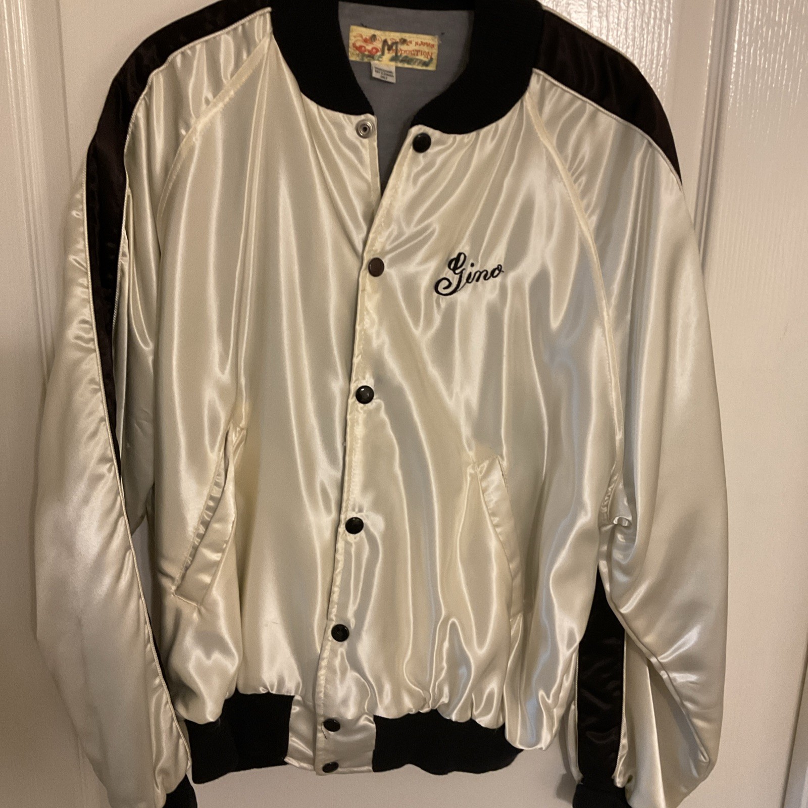 Vintage Rare 1977 Saturday Night Live TV Cast / Crew Men’s Satin Jacket