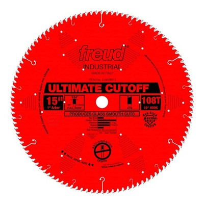 Freud 15'' x 108T Ultimate Cut-Off Blade LU85R015