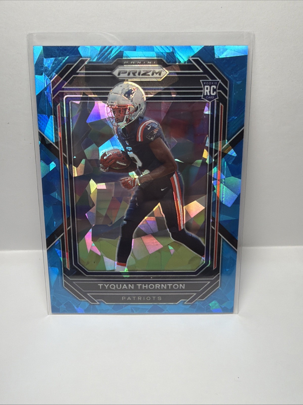 2022 Prizm Tyquan Thornton Rookie Prizm Blue Ice 99/99! #328