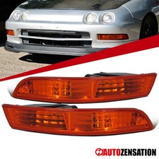 Fit 1994-1997 Acura Integra Amber Bumper Lights Signal Parking Lamps Leftright Fit 1994-1997 Acura Integra Amber Bumper Lights Signal Parking Lamps Leftright
