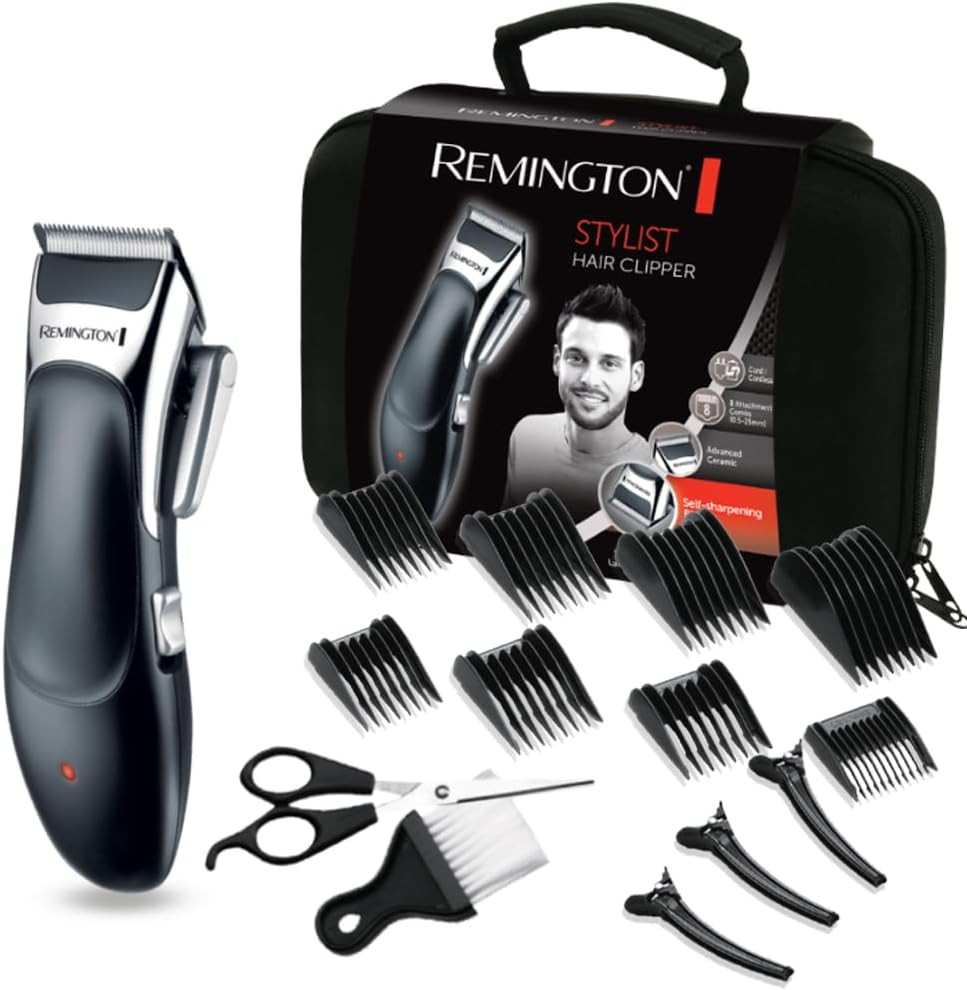 Offerta Set Tagliacapelli Professionale Lame Ceramica + 8 Accessori