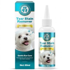 Pet Eye Wash Cleaner Dogs Cats Tear Stain Remover Vet Recommended 60ml