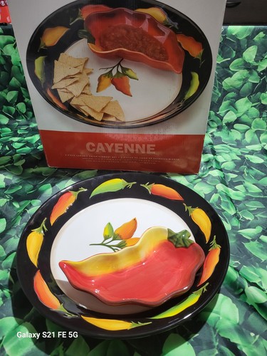 Vintage Ton Kunst 14" Servierplatte "Cayenne" - Bild 6 von 8