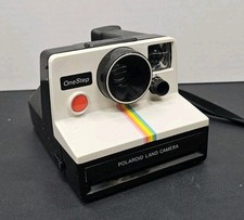 Polaroid One Step Land Camera Rainbow Stripe SX-70 Vintage UNTESTED