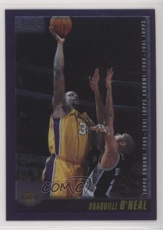 2000-01 Topps Chrome Shaquille O'Neal #8 HOF 2yl