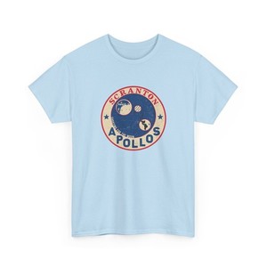Defunct Scranton Apollos Basketball Printed T-Shirt Vintage Sports Collectible