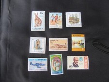 Barbados Various Commemoratives 9 values MNH