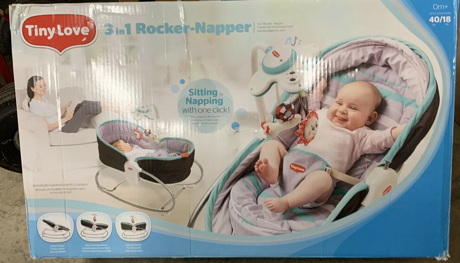 3 in 1 baby rocker napper