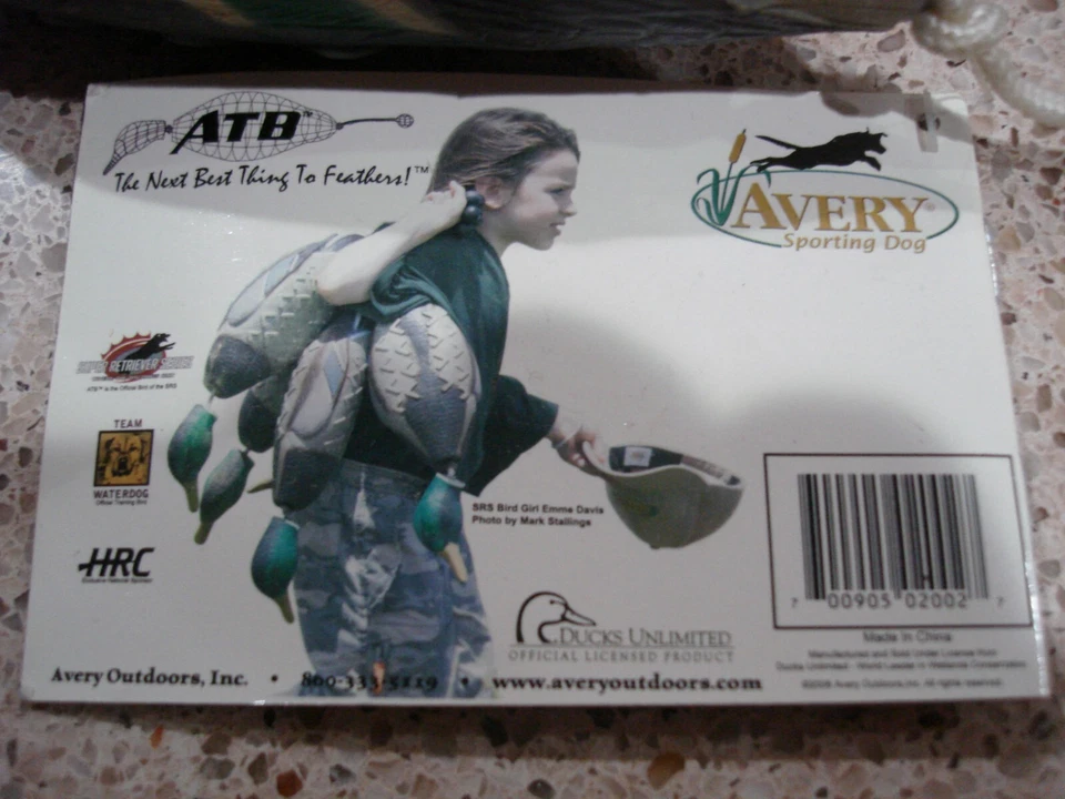 NUEVO Maniquí de parachoques de entrenamiento Avery Greenhead Gear GEI perro EZ pájaro ATB mallard Foto 2 de 2