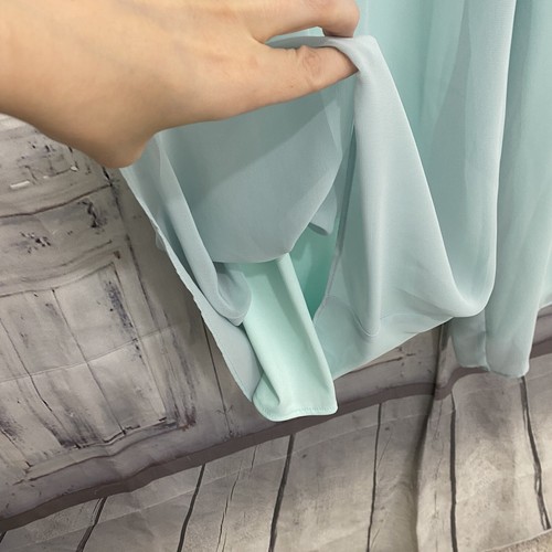 Alex Evenings Größe 1X Plus mintgrün Chiffon Overlay weites Bein Hose formell B8 - Bild 6 von 10
