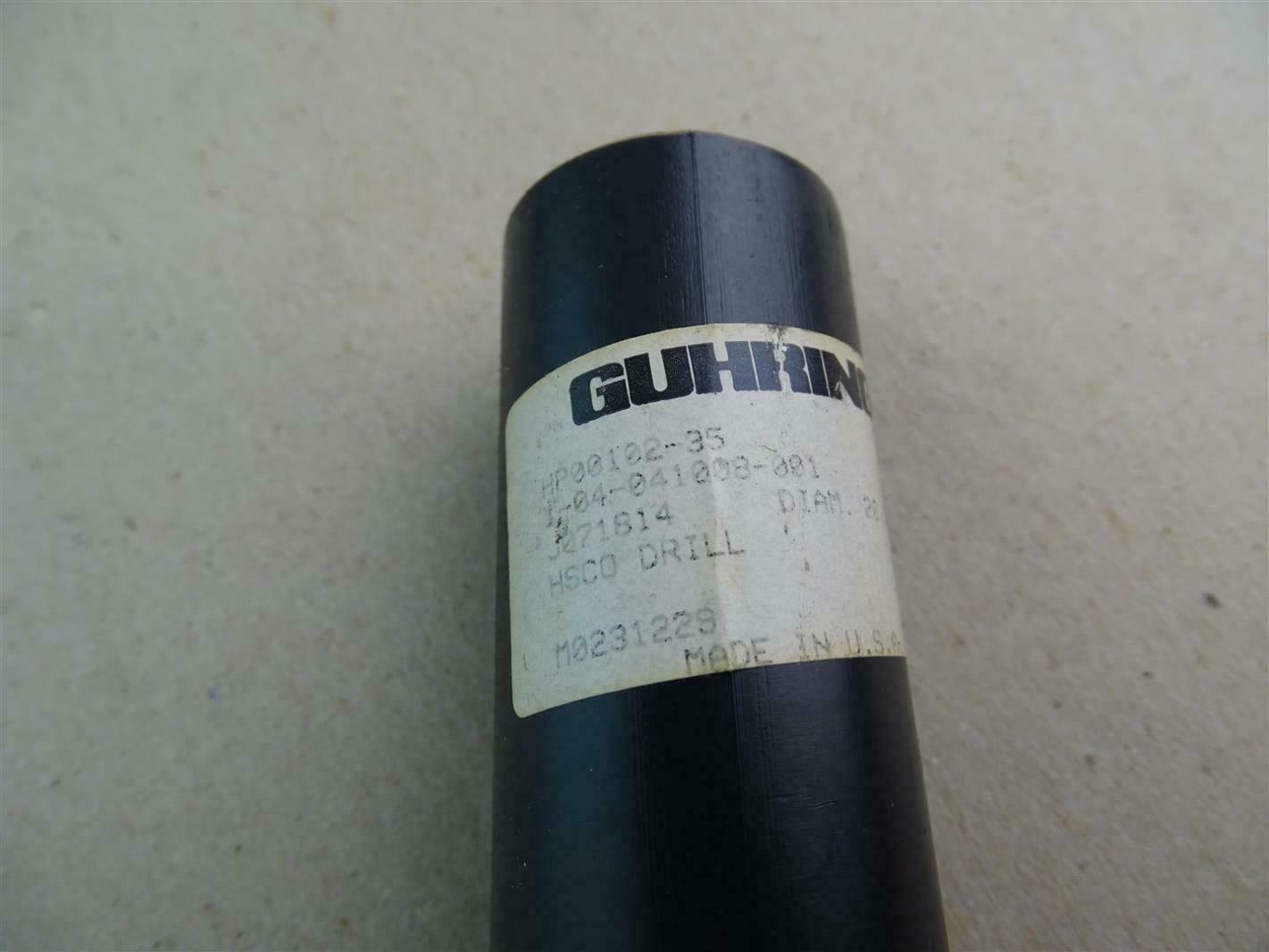 Guhring Hsco 20.5mm 3Flute Drill Bit, Morse Taper Shank , HP0010235
