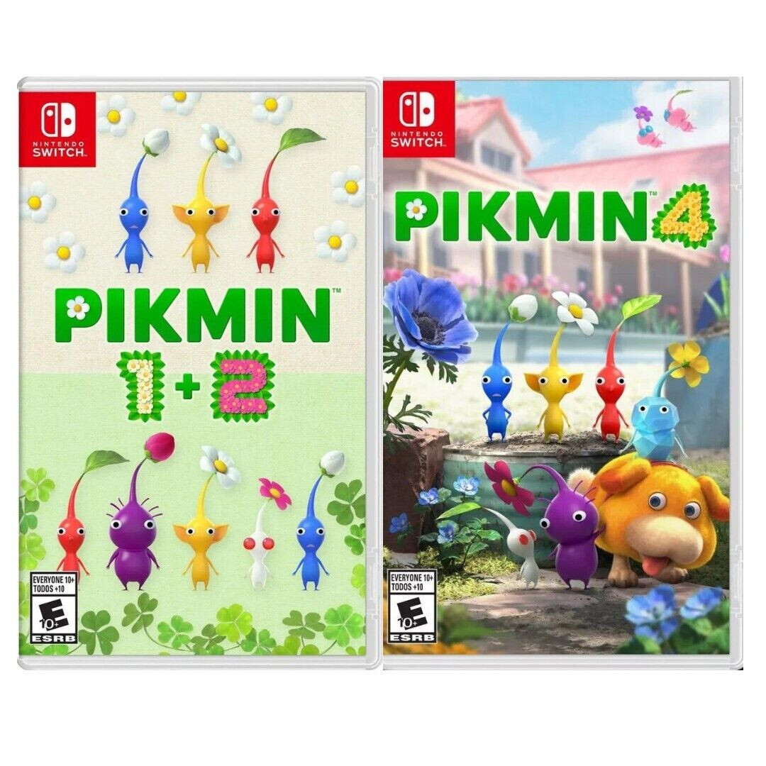 Pikmin 1+2, 3, 4 セット Pikmin 1+2 & 4 - Nintendo Switch Brand New Sealed Bundle (2023