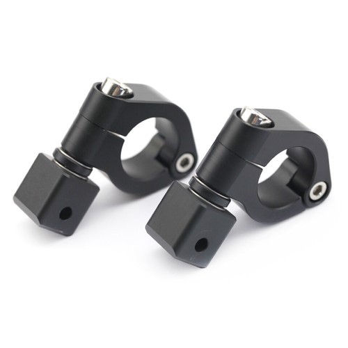 Motorcycle Part 25mm 1" Mount Brackets Front Lights Headlight Fog Lamp Universal - Picture 8 of 8