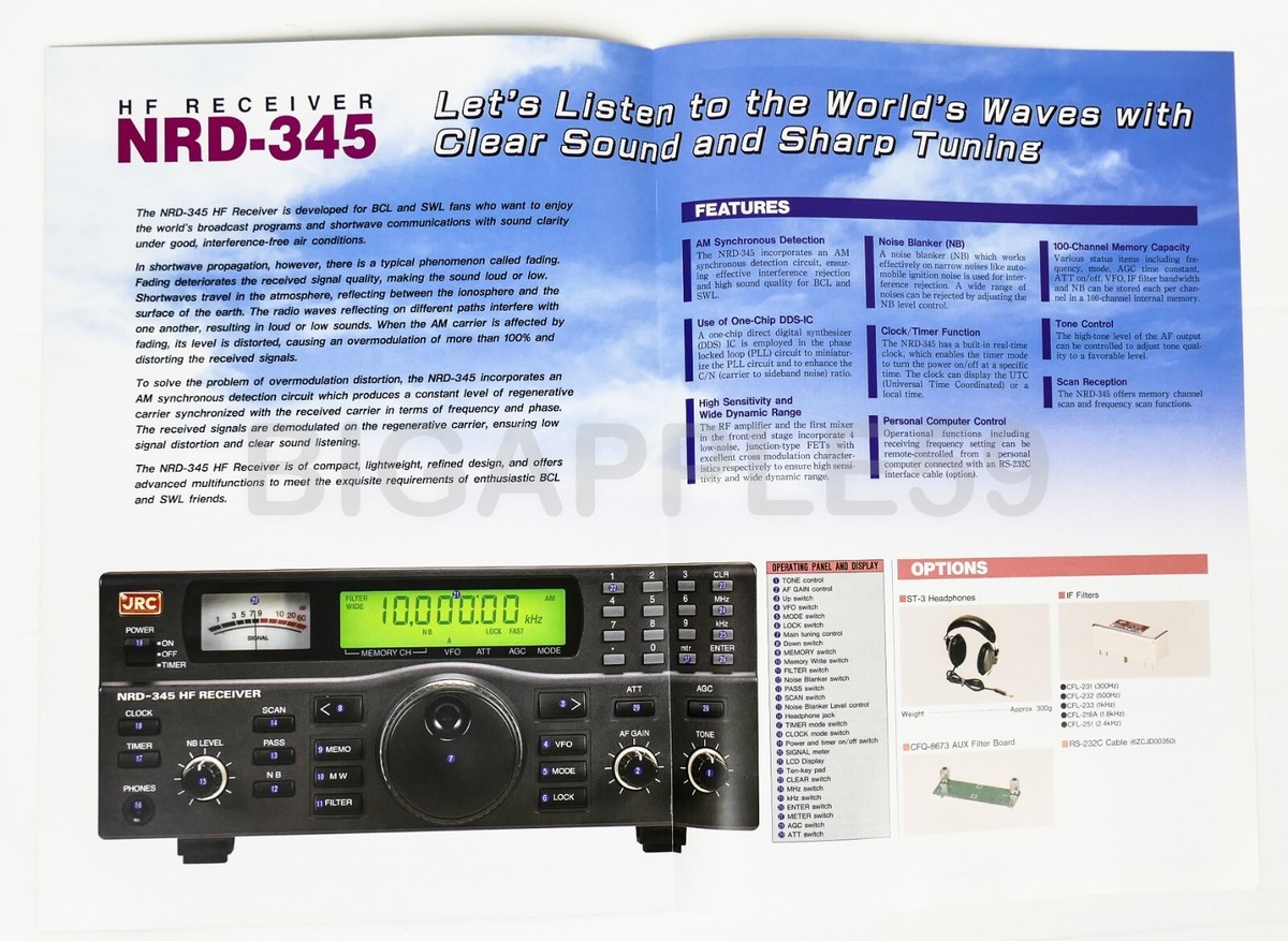 JRC NRDー345 NRD-345 JRC Shortwave Medium – アマチュア無線