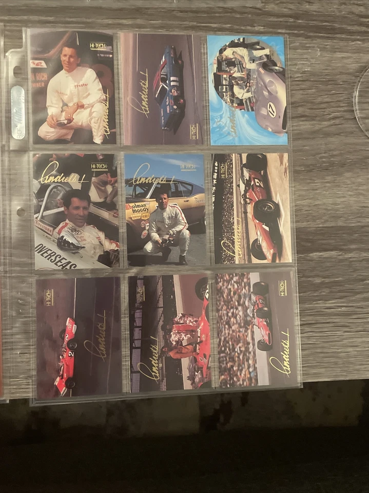 Hi-Tech 1992 Mario Andretti A Legend in Racing 52 Card Set Factory Sealed - Image 4 of 4