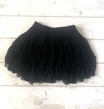 Girls 5T Black Tutu Skirt Lace Overlay Mesh Design Xhilaration Brand Size 5