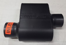 Flowmaster Super 10 Series Stainless Muffler 3 Offset Inlet Center Outlet New Flowmaster Super 10 Series Stainless Muffler 3 Offset Inlet Center Outlet New