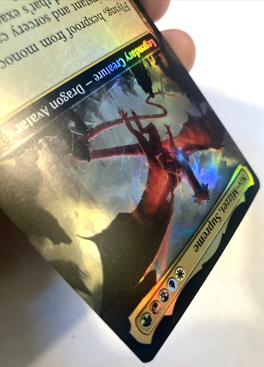 MTG Niv-Mizzet, Supreme EXTENDED ART FOIL MAT Aftermath 0175 NM | eBay