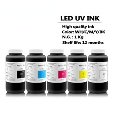 1000ML/bottle 5colors UV ink For Ricoh GEN 4 GEN5 printhead for Ricoh UV printer